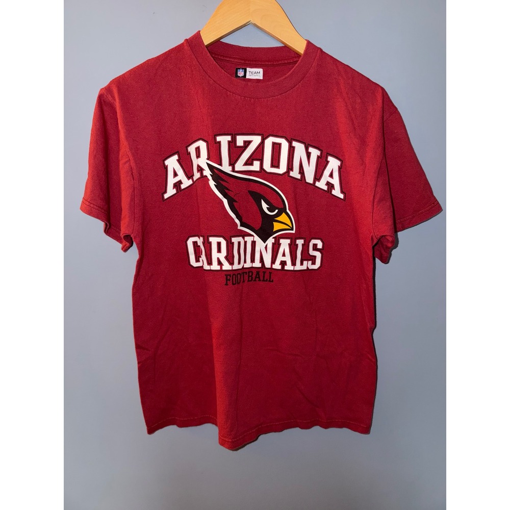 NFL Team Apparel Arizona Cardinals Red Graphic T-Shirt Mens Medium Football Tee